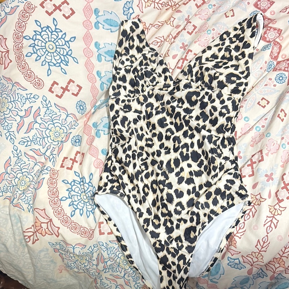 Old Navy Leopard Print Swimsuit